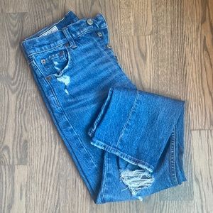 Gap Cheeky Straight Distressed Jeans